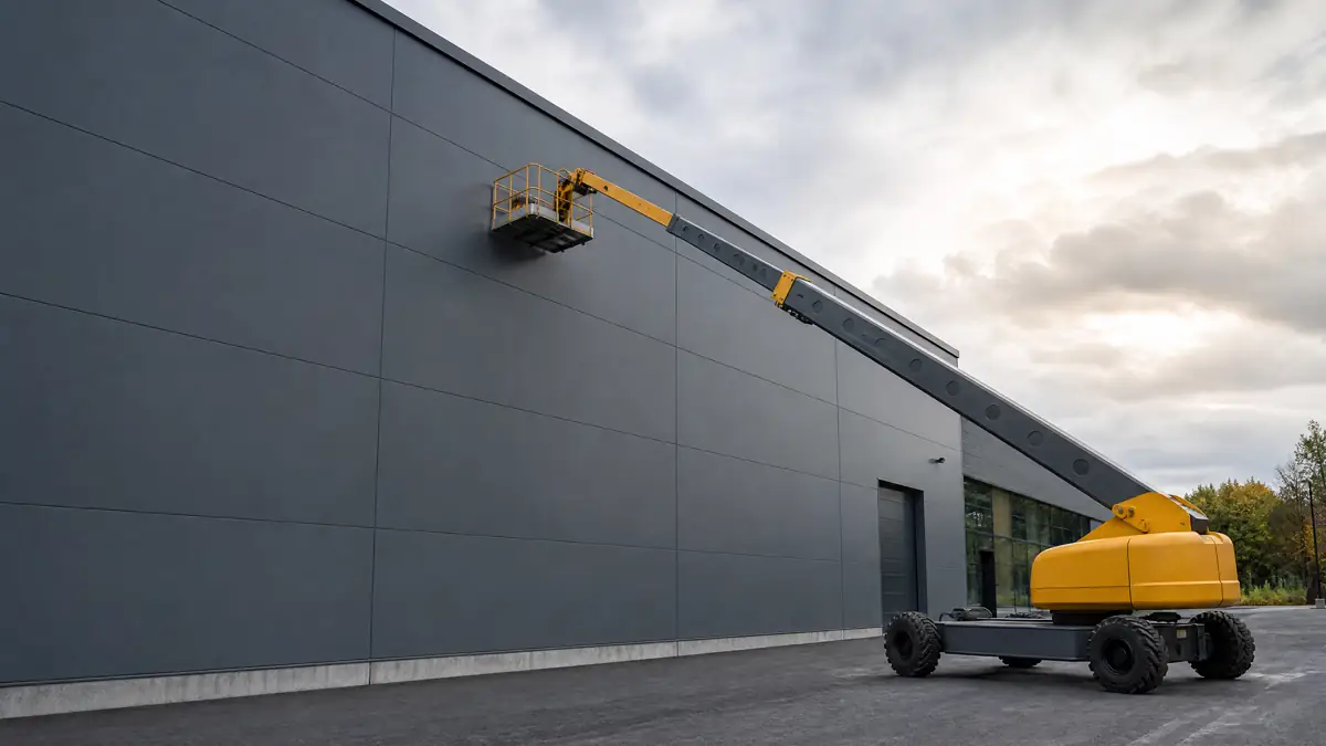 Boom Lifts jobsite access in Lakeland