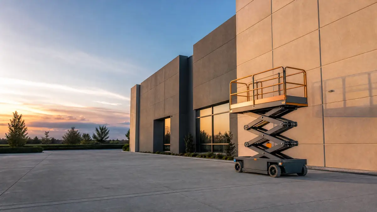 Electric Scissor Lifts jobsite access in Lakeland
