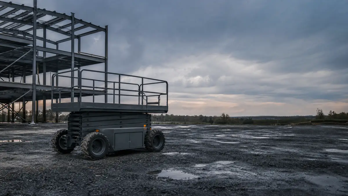 Rough Terrain Scissor Lifts jobsite access in Lakeland